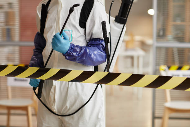Professional Biohazard Cleanup technician working in Belmar, NJ